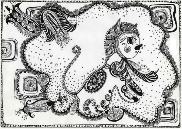 Рисование гелевыми ручками для детей