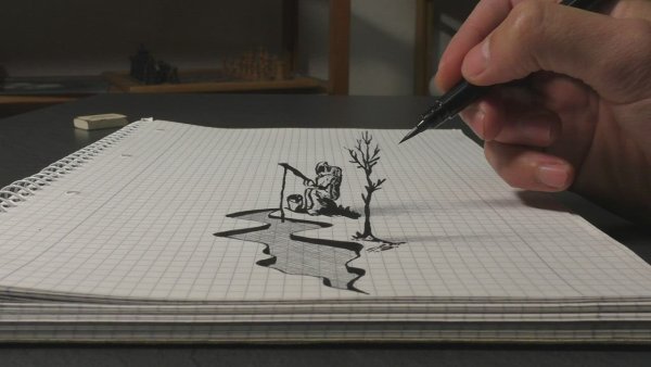 Рисунки на а3