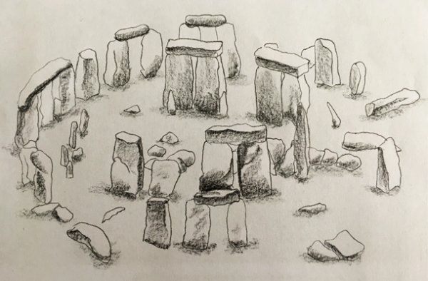 Кромлех Стоунхендж Наброски