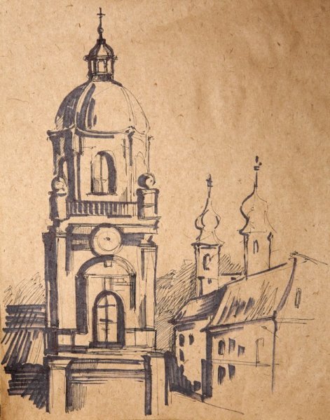 Графические зарисовки архитектуры