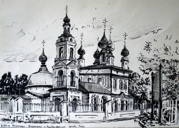 Воскресенский собор Череповец Графика