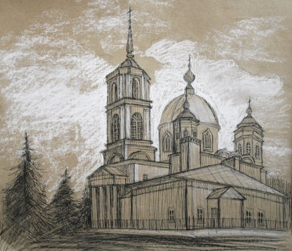 Вера Надежда любовь храм рисунок