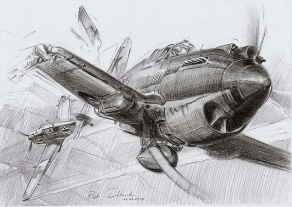 Набросок самолета