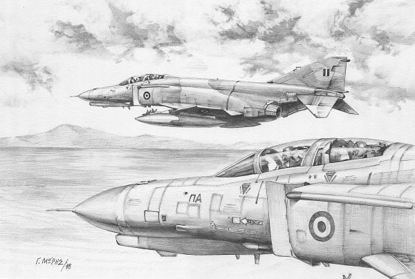 Истребитель арт чб