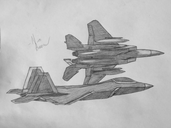 Рисунки f-22