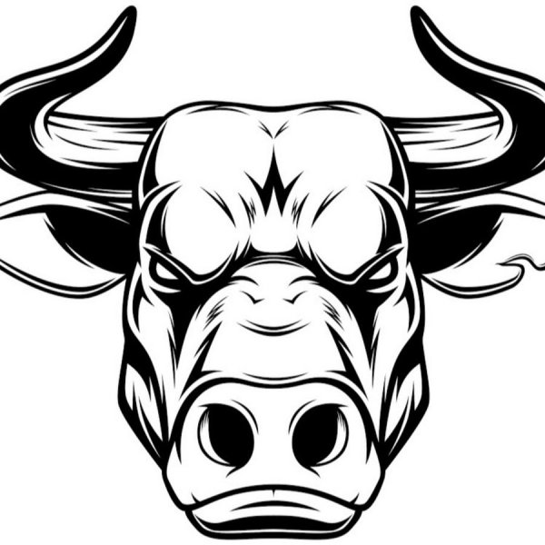 Тату голова быка