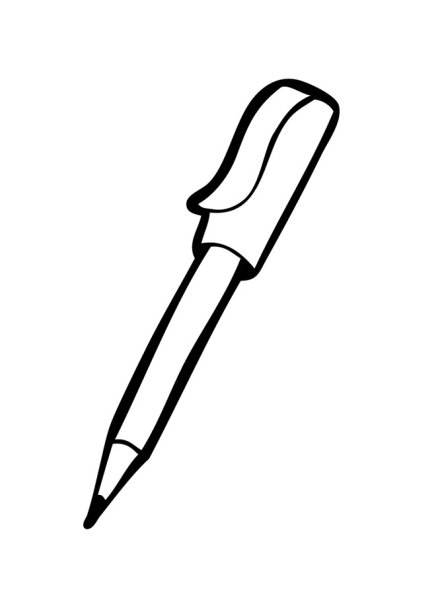 Шариковая ручка эскиз