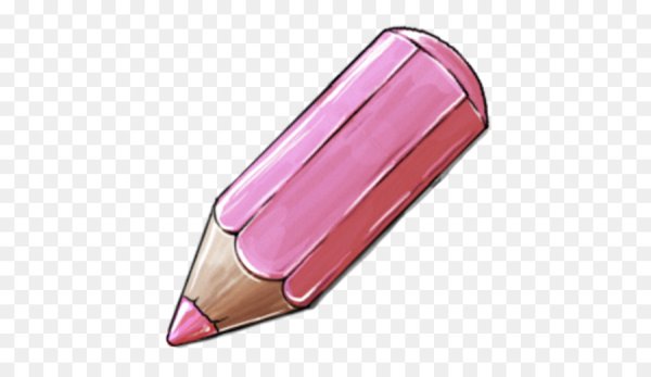 Розовые карандаши для рисования