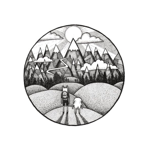 Круг иллюстрация