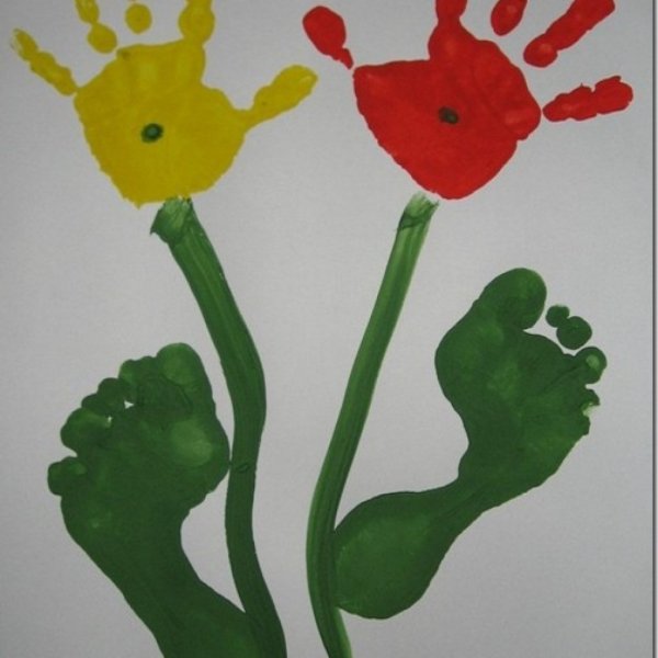 Рисунки пальчиков и ладошек и Рисунки детских рук (50 фото) » Рисунки для рисования и не только