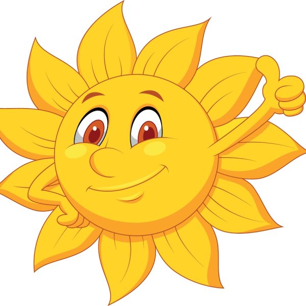 Солнце из мультика