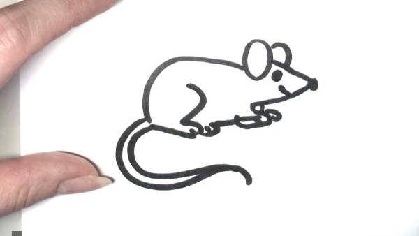 Мышка 3д ручкой