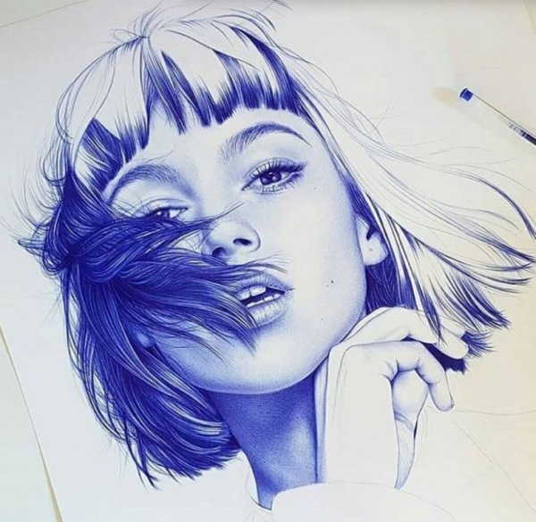 Рисунки ручкой