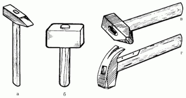 Чертёж молотка 1:2
