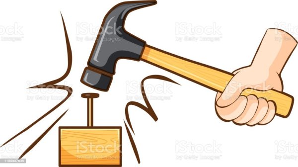 Молоток раскраска