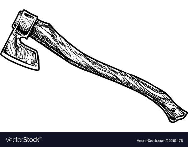 Топор гравюра