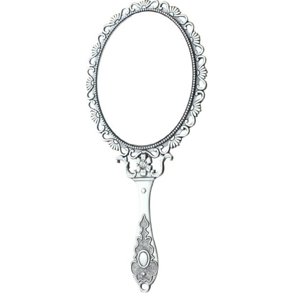 Раскраска зеркало с ручкой