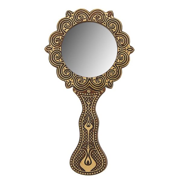 Ручное зеркало с ручкой