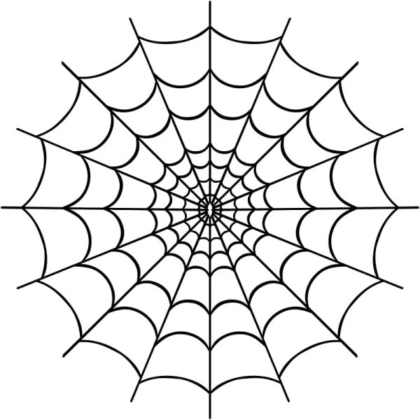 Паутинка тату эскиз