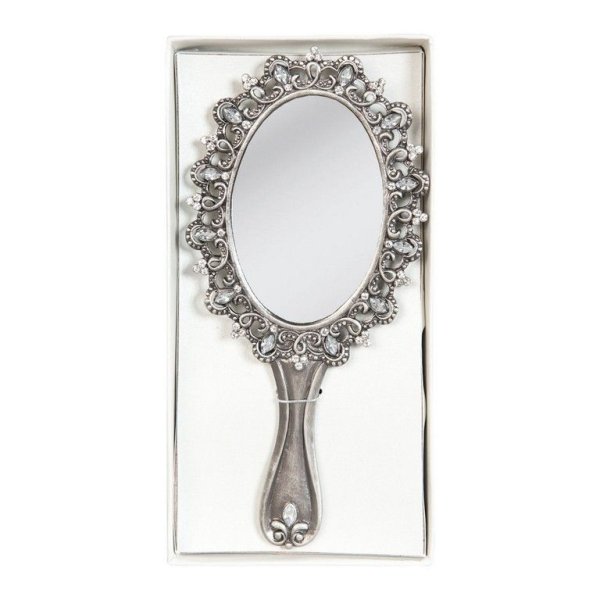 Зеркало с ручкой 10х23см (130861)