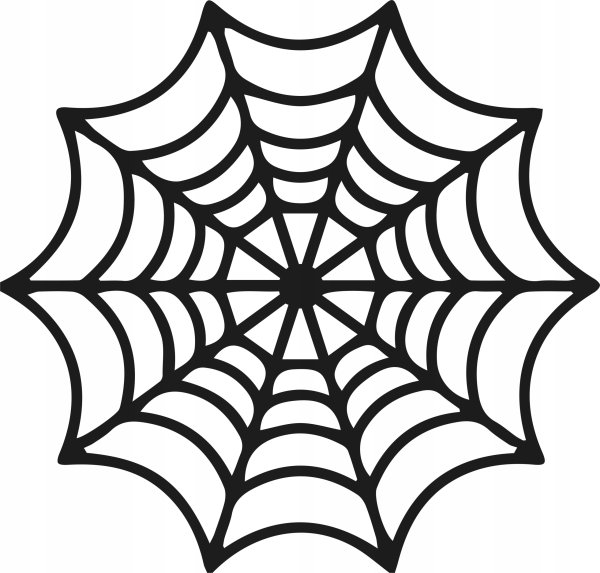 Паутинка трафарет