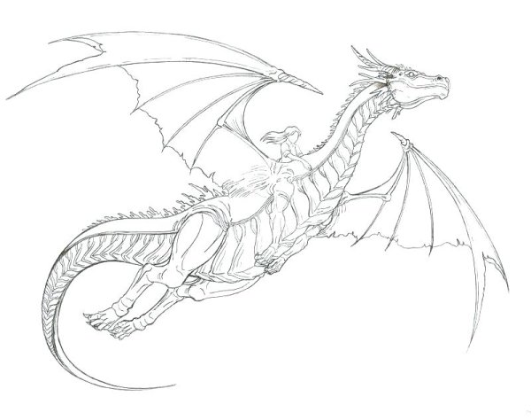 Дракон рисунок