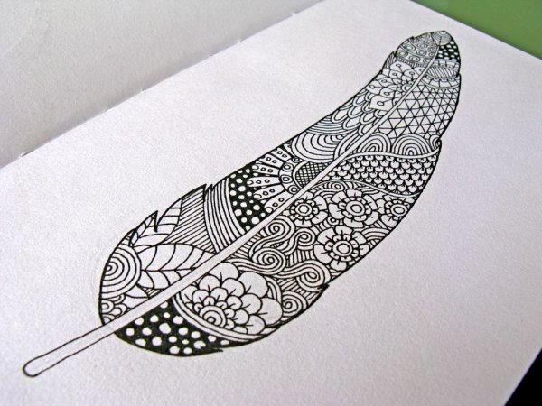 Дудлинг и Зентангл перо
