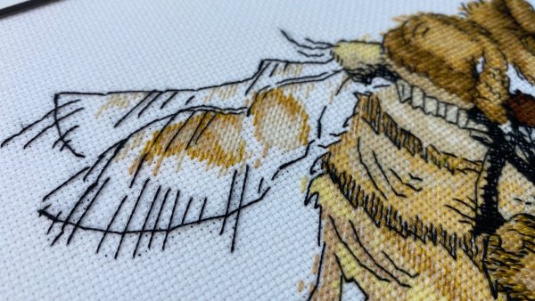 Золотые ручки набор для вышивания нитками