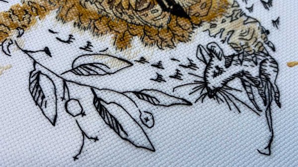 Золотые ручки набор для вышивания нитками