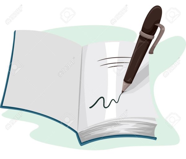 Тетрадь с ручкой эмблема