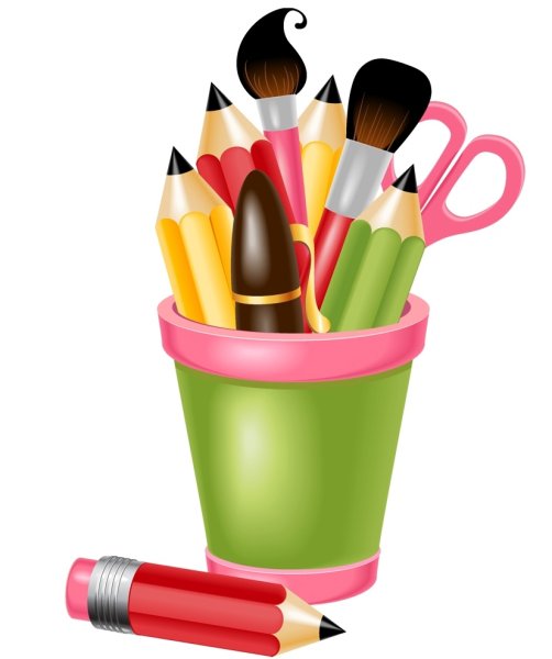 Краски Кисточки карандаши