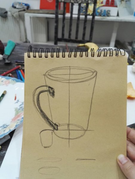 Построение кружки с ручкой