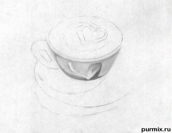 Чертеж чашки