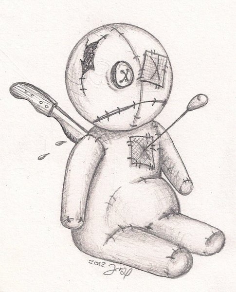 Страшные рисунки для срисовки