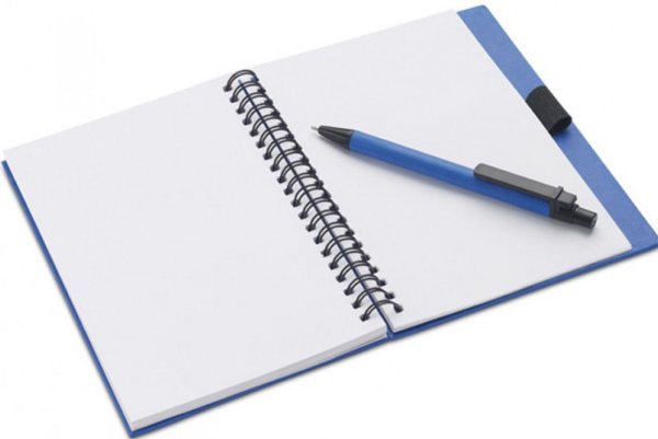 Тетрадь и ручка