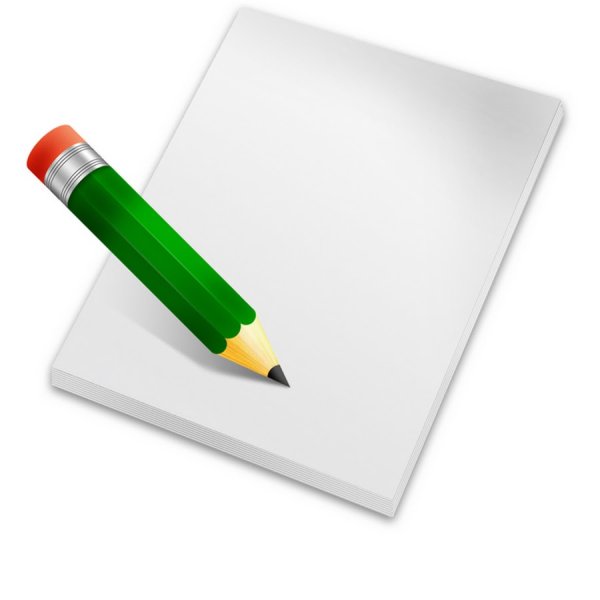 Карандаш и листок бумаги