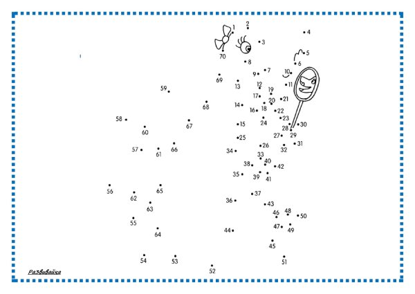 Рисуем по цифрам день рождения