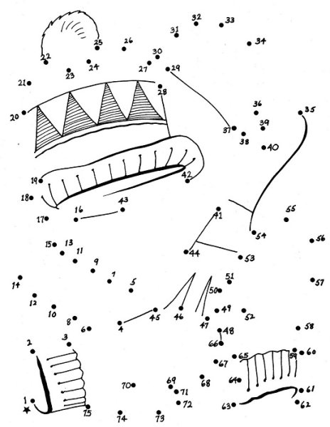 Соедини по точкам музыкальные инструменты