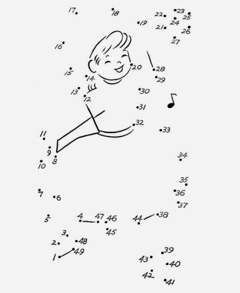 Соедини по точкам