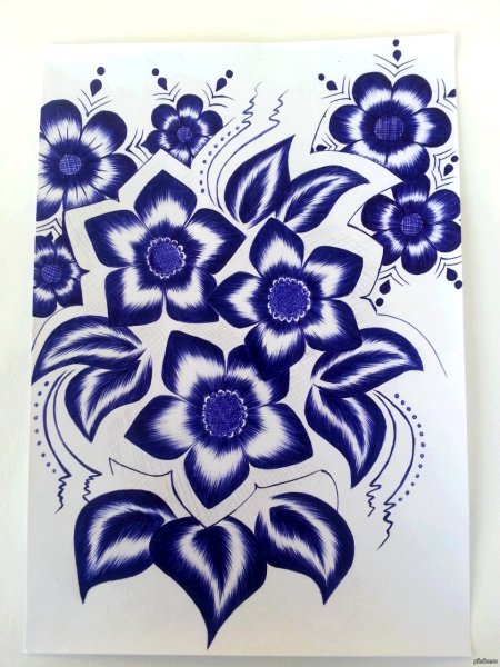 Рисунки ручкой