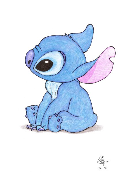 Рисунки на свободную тему Стич