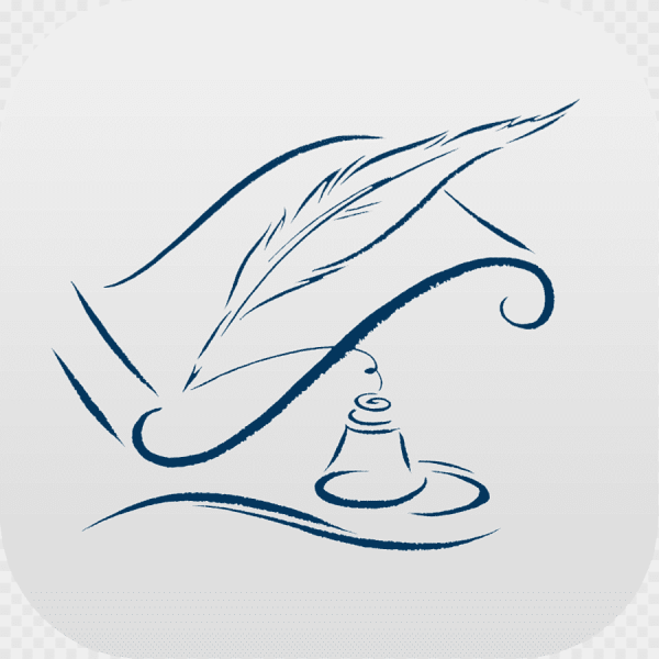 Перо с чернилами рисунок