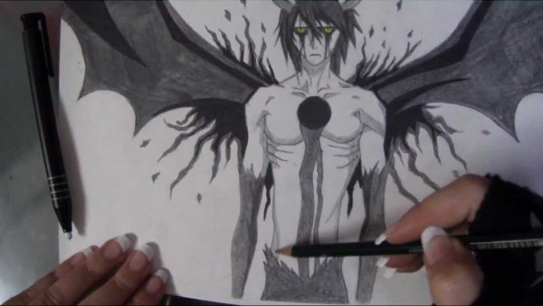 Злые аниме карандашом