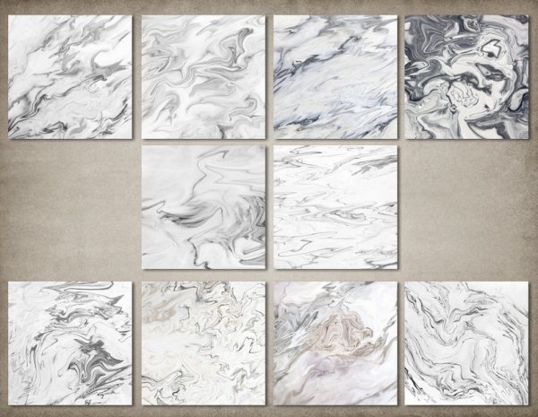 Бумага мрамор