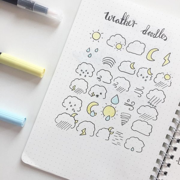 Bullet Journal дудлы