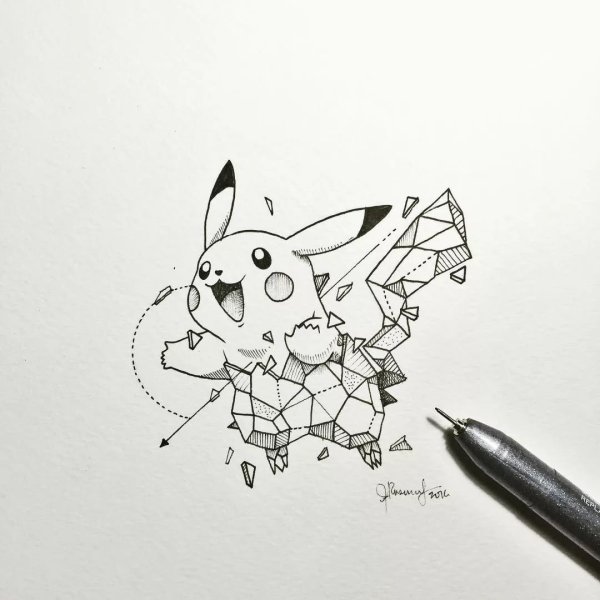 Kerby Rosanes геометрические животные тату