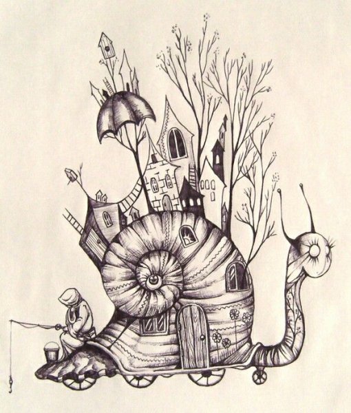 Стилизованная улитка