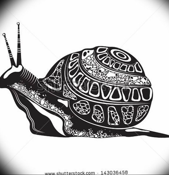 Стилизация улитки