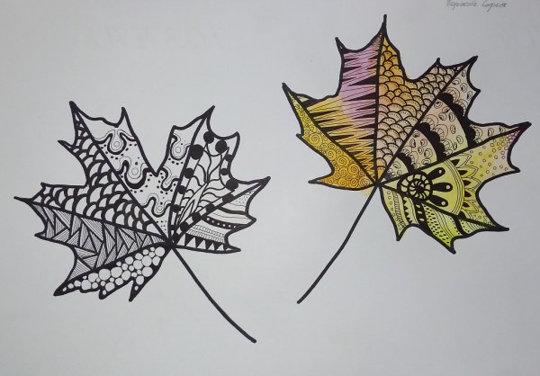 Стилизация листа