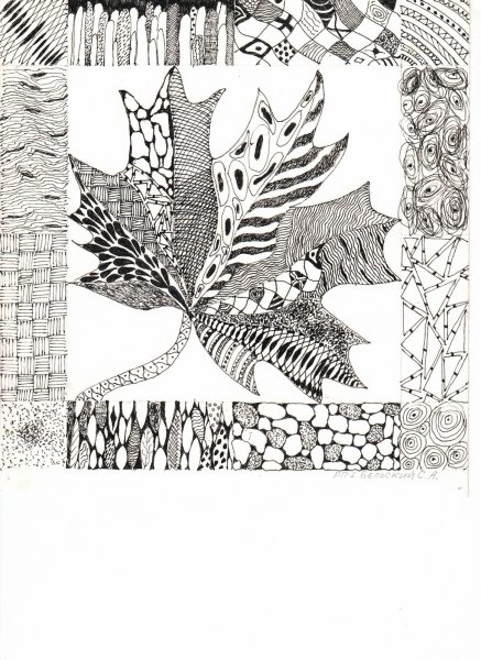 Фактура в декоративной композиции